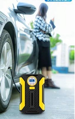 Fahren Sie schnell mit diesem gut aussehenden und leistungsstarken Auto-Luftkompressor.