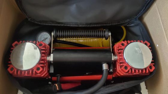 DC 12V Scooter Luftpumpen Reifen Aufblasser mit Schwerlast-Doppelzylinder Design